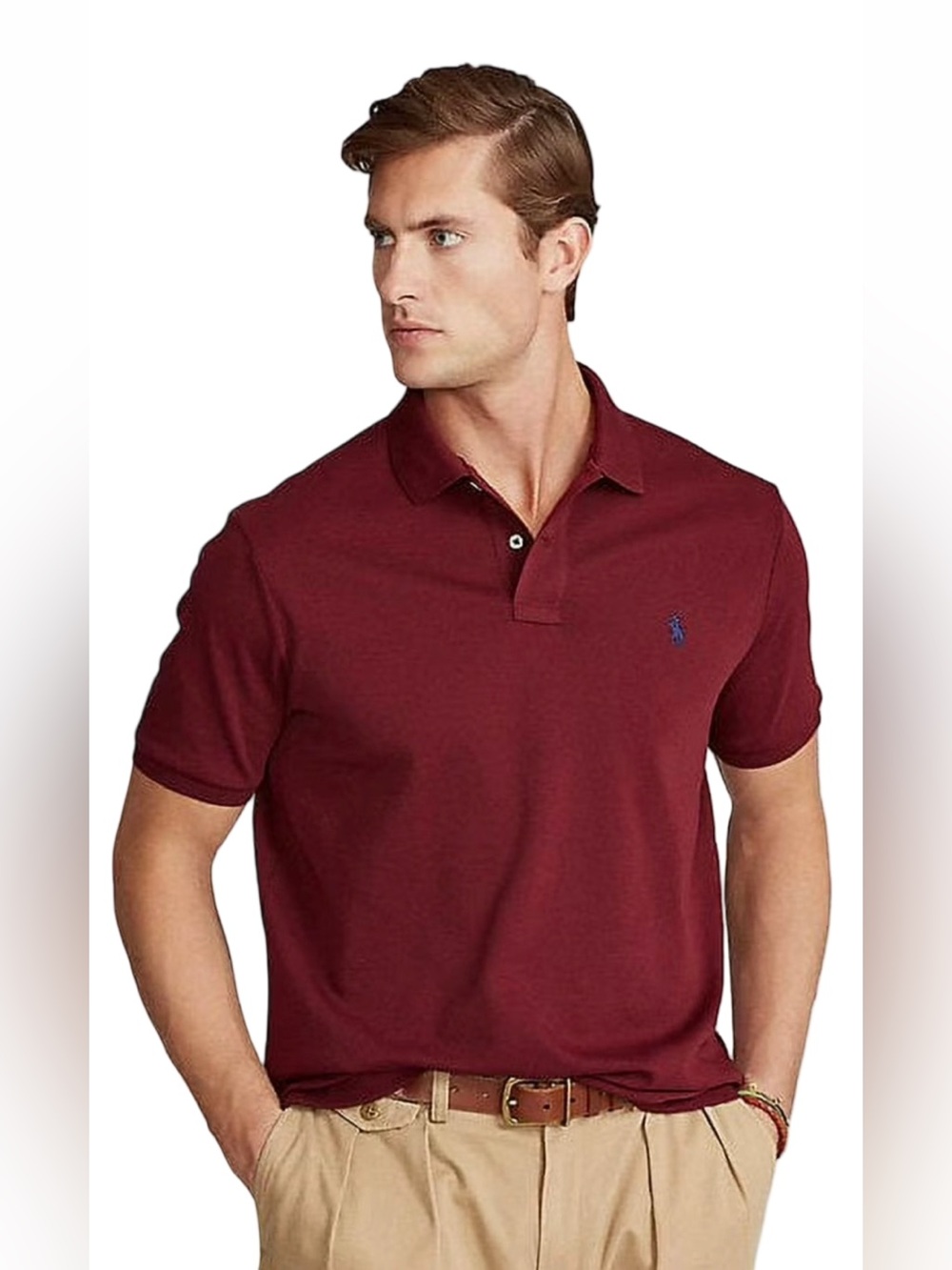 Polo Ralph Lauren Men’s Polo | Burgundy | Large